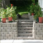 Retaining Wall With Steps Retaining Wall Construction